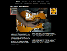 Tablet Screenshot of andalamusica.com